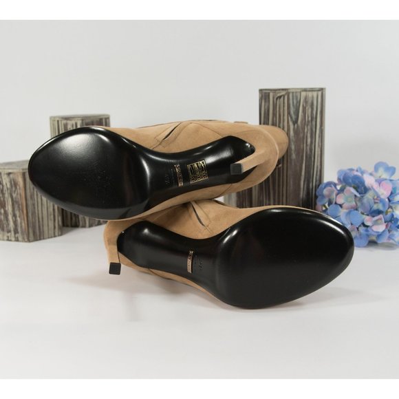 Gucci Scamosciato Camelia Kid Suede Fringe Booties - Picture 6 of 8